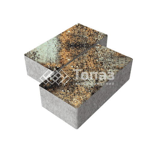 Тротуарная плитка 240х120х70, агат оранжевый