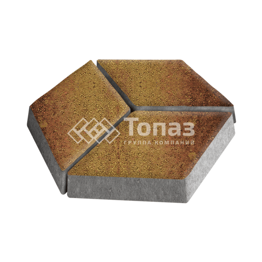 Тротуарная плитка Ромб, каир, 6 см