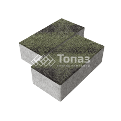 Тротуарная плитка 240х120х70, янтарь на камне