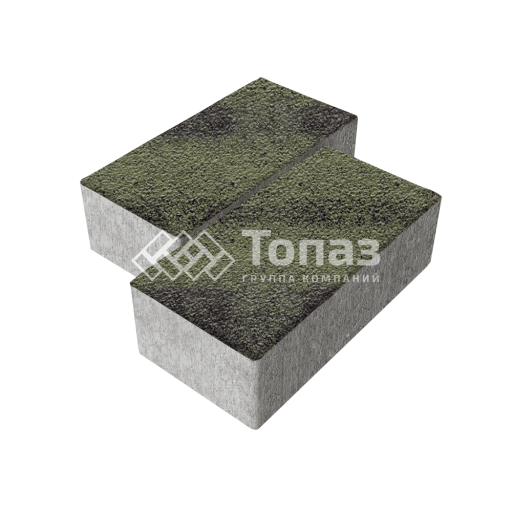 Тротуарная плитка 240х120х70, янтарь на камне