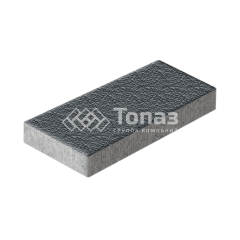 Тротуарная плитка 500х250х60, черная с мраморной крошкой