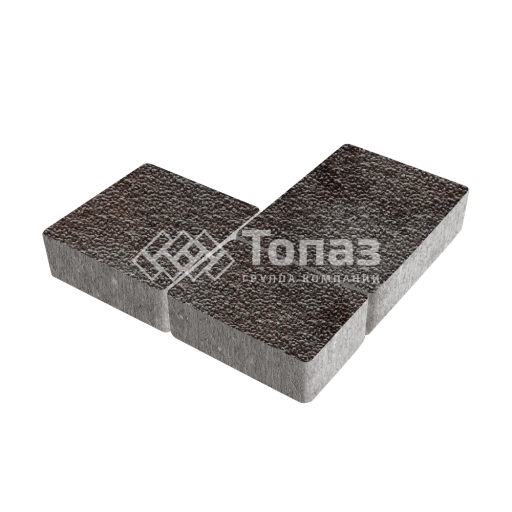 Тротуарная плитка Новый город, мокко с мраморной крошкой, 4 см