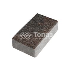 Тротуарная плитка Брусчатка, конго с мраморной крошкой, 8 см