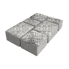 Тротуарная плитка Лэндхаус, аляска белая, 6 см