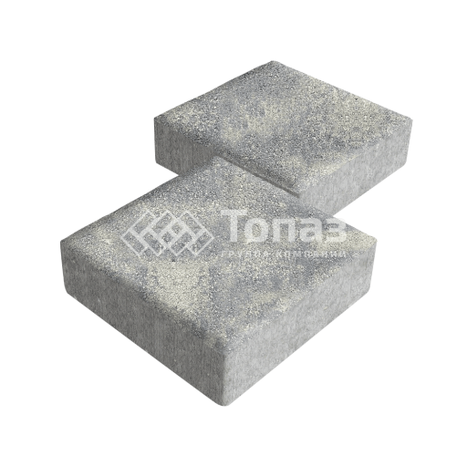 Тротуарная плитка Квадрат 200х200х60, аква