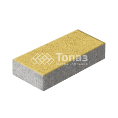 Тротуарная плитка 600х300х60, желтая