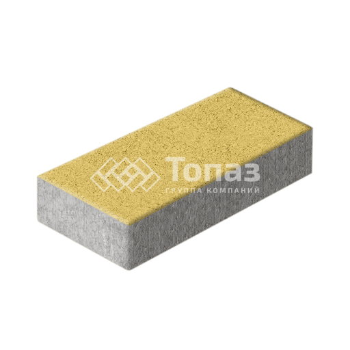 Тротуарная плитка 600х300х60, желтая