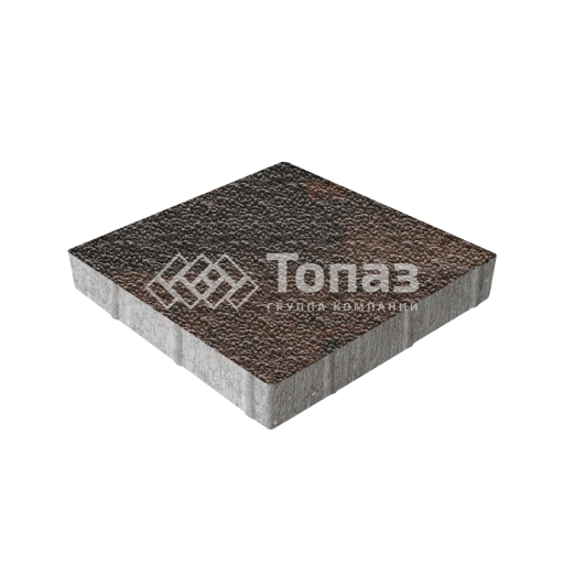 Тротуарная плитка Квадрат 400х400х60, конго с мраморной крошкой