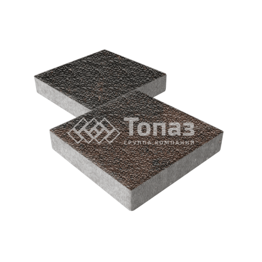 Тротуарная плитка Квадрат 400х400х60, конго с мраморной крошкой