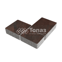 Тротуарная плитка Новый город, клинкер, 6 см