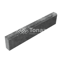 Камень бортовой БР 100.20.8, антрацит с мраморной крошкой