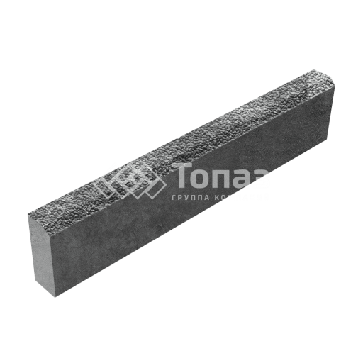 Камень бортовой БР 100.20.8, антрацит с мраморной крошкой