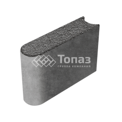 Камень бортовой БРШ 50.20.8, джафар черный с мраморной крошкой