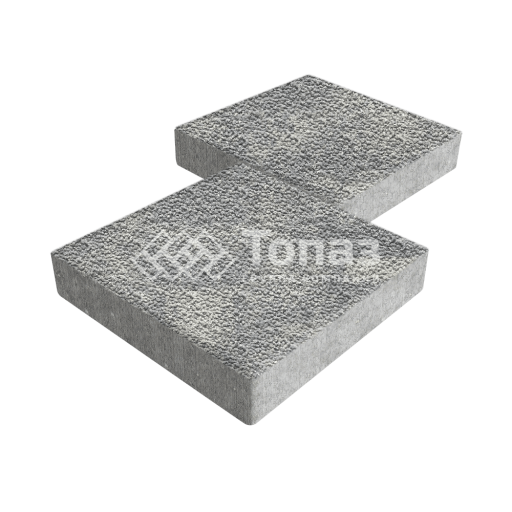 Тротуарная плитка Квадрат 300х300х60, аква с мраморной крошкой