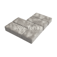 Тротуарная плитка 200х100х100, неаполь