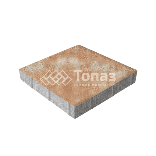 Тротуарная плитка Квадрат 400х400х60, сансет