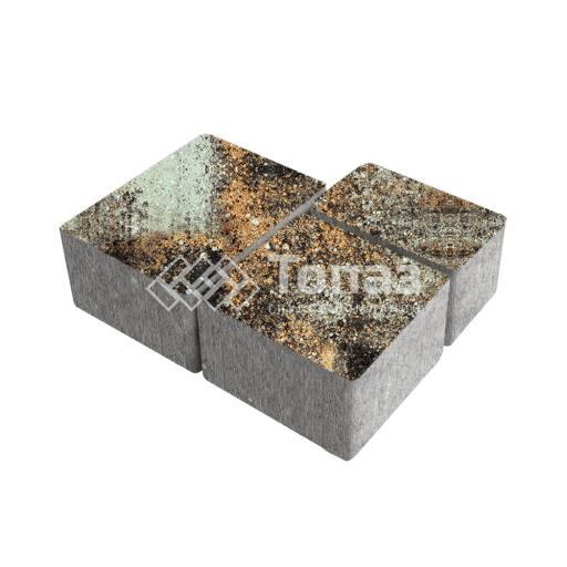 Тротуарная плитка Лэндхаус, агат кофейный, 8 см