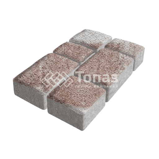 Тротуарная плитка Старый город, хаски на камне, 4 см