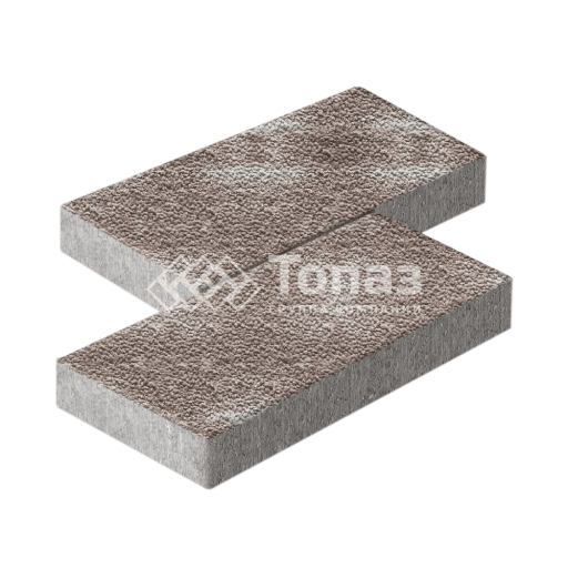 Тротуарная плитка 500х250х60, авантюр с мраморной крошкой