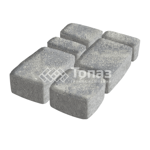 Тротуарная плитка Классико, аква, 6 см