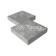 Тротуарная плитка Квадрат 400х400х60, аква с мраморной крошкой