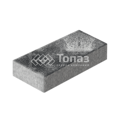 Тротуарная плитка 600х300х60, черно-белая на камне