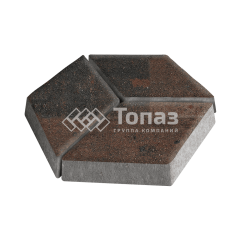 Тротуарная плитка Ромб, конго, 6 см