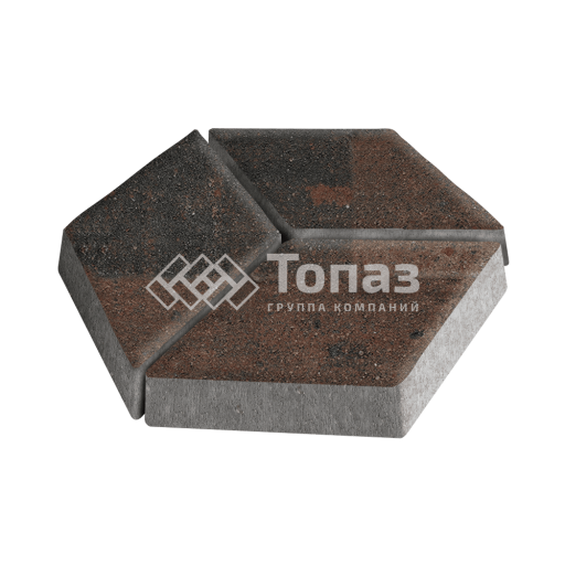 Тротуарная плитка Ромб, конго, 6 см