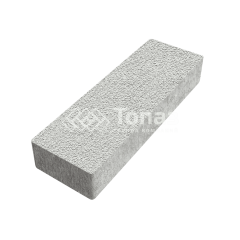 Тротуарная плитка 300х100х60, белая на камне