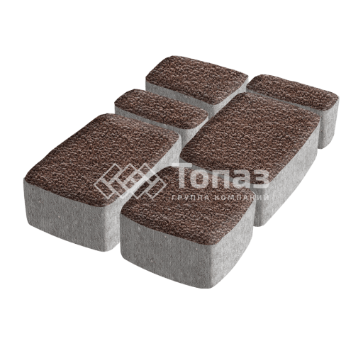 Тротуарная плитка Классико, барселона с гранитной крошкой, 4 см