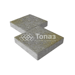 Тротуарная плитка Квадрат 400х400х60, меланж с мраморной крошкой