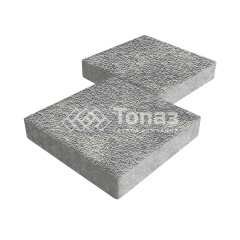 Тротуарная плитка Квадрат 500х500х70, аква с мраморной крошкой