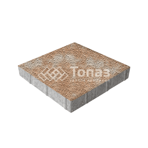 Тротуарная плитка Квадрат 400х400х60, сансет с гранитной крошкой