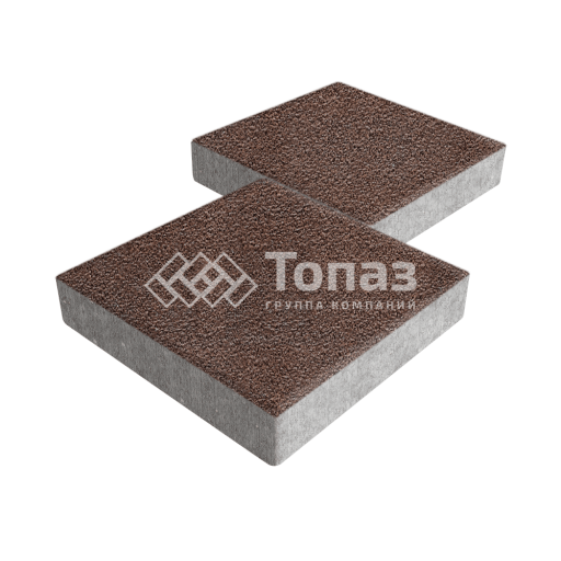 Тротуарная плитка Квадрат 300х300х60, барселона на камне