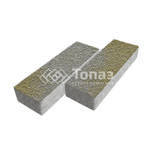 Тротуарная плитка 300х100х60, меланж с гранитной крошкой