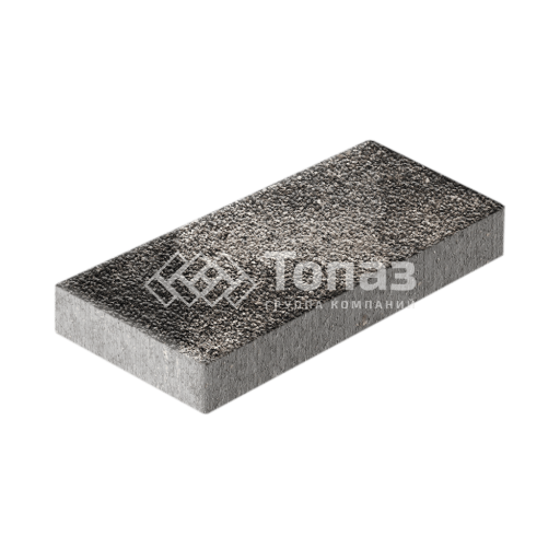 Тротуарная плитка 500х250х60, агат коричневый с мраморной крошкой