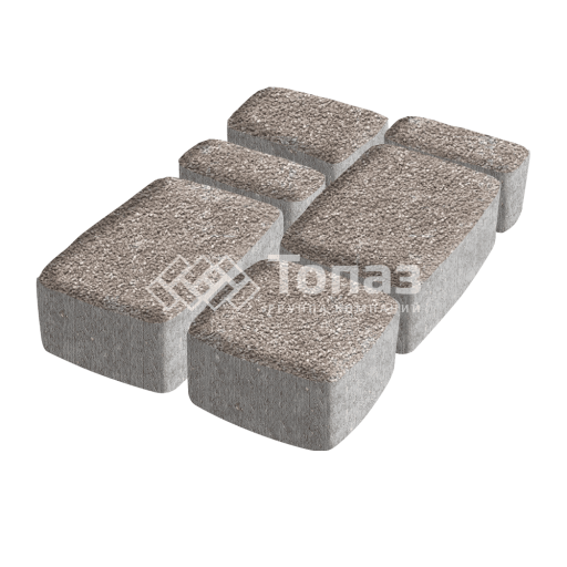 Тротуарная плитка Классико, сахара на камне, 6 см