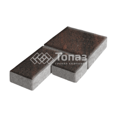 Тротуарная плитка Рубико, кармен, 6 см