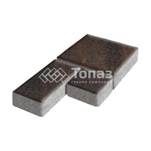 Тротуарная плитка Рубико, кармен, 6 см