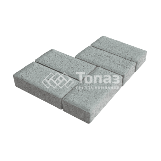 Тротуарная плитка 200х100х80, серая