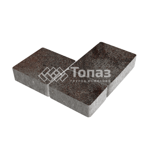 Тротуарная плитка Новый город, мокко, 6 см