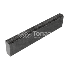 Камень бортовой БР 100.20.8, джафар черный с мраморной крошкой