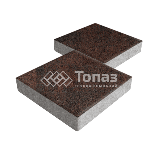 Тротуарная плитка Квадрат 500х500х70, клинкер