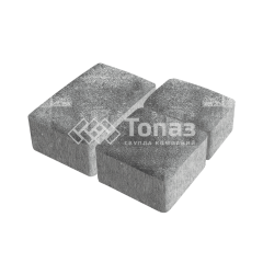 Тротуарная плитка Старый город, антрацит, 4 см