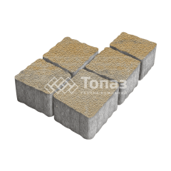 Тротуарная плитка Антик, особая серия на камне, 4 см