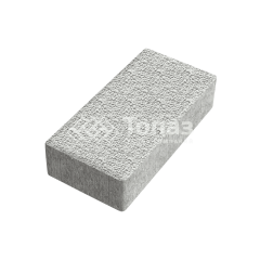 Тротуарная плитка 200х100х40, белая с гранитной крошкой