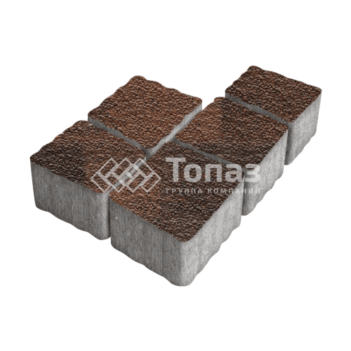 Тротуарная плитка Антик, сорренто с гранитной крошкой, 4 см