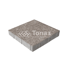 Тротуарная плитка Квадрат 400х400х60, сахара с мраморной крошкой