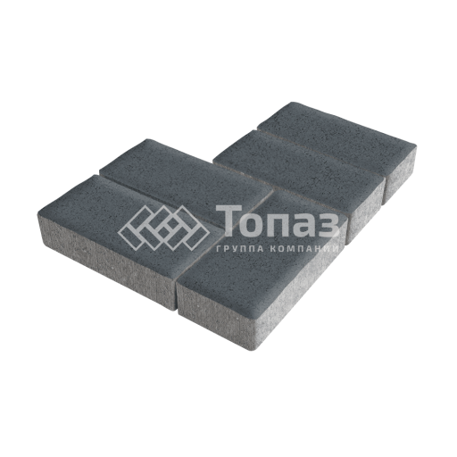 Тротуарная плитка 200х100х80, черная