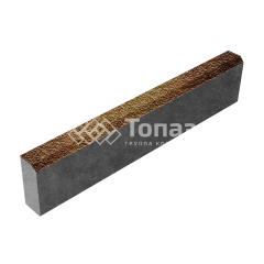 Камень бортовой БР 100.20.8, каир с мраморной крошкой